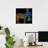 Z für Zebra Poster (Heimbüro)