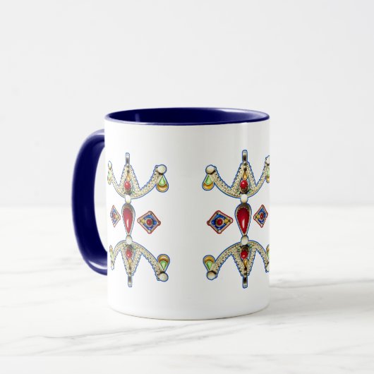 Z imazighen bijoux kabyle tasse (Vorderseite Links)