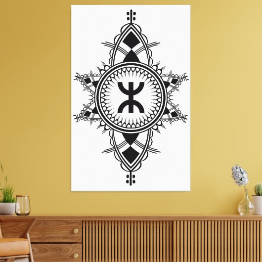 Z imazighen leinwanddruck (Insitu (Wohnzimmer))