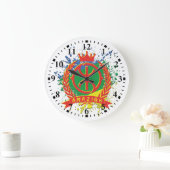 Z IMAZIGHEN SUR LES COULEURS AMAZIGH  GROßE WANDUHR (Zuhause)