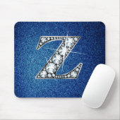 Z Imitate -"Diamant Bling" auf Denim Mousepad (Mit Mouse)