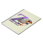 Z ist für Zebra-Fink Notizblock (Linke Seite)