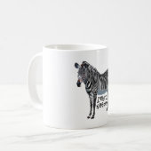 Z ist für Zebra Kaffeetasse (Vorderseite Links)