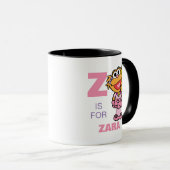Z ist für Zoe | Name hinzufügen Tasse (VorderseiteRechts)