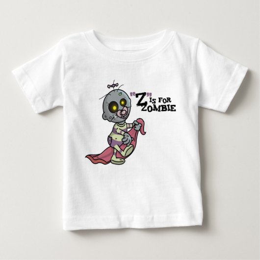"Z" ist für Zombie mit Blanket (Girls) T - Shirt (Vorderseite)