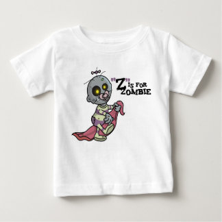 "Z" ist für Zombie mit Blanket (Mädchen) Long Slee Baby T-shirt