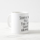 Z ist für Zookeeper Kaffeetasse (Vorderseite Links)