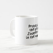 Z ist für Zookeeper Kaffeetasse (Vorderseite Links)