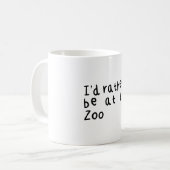 Z ist für Zookeeper Kaffeetasse (Vorderseite Links)