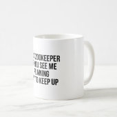Z ist für Zookeeper Kaffeetasse (VorderseiteRechts)