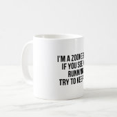 Z ist für Zookeeper Kaffeetasse (Vorderseite Links)