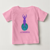 Z Lil Goddess Säugling Kleinkind Baby Tee Shirt (Vorderseite)