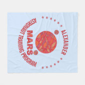 Z-Mars der rote Fleecedecke (Vorderseite (Horizontal))