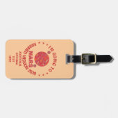 Z Mars Der Rote Planet Weltraum - Essentials Gepäckanhänger (Vorderseite horizontal)