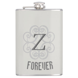 Z-Mit Monogramm Forever Flachmann