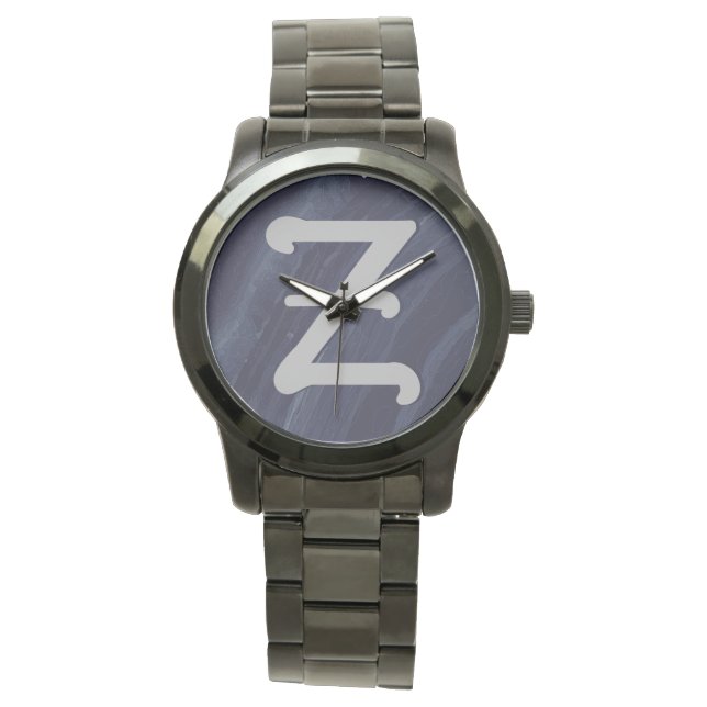 Z Monogramm Armbanduhr (Vorderseite)