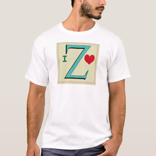 Z-MONOGRAMM-BUCHSTABE T-Shirt (Vorderseite)