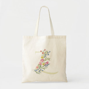 Z monogramm Hochzeitsblumensommer-Brautparty Tragetasche