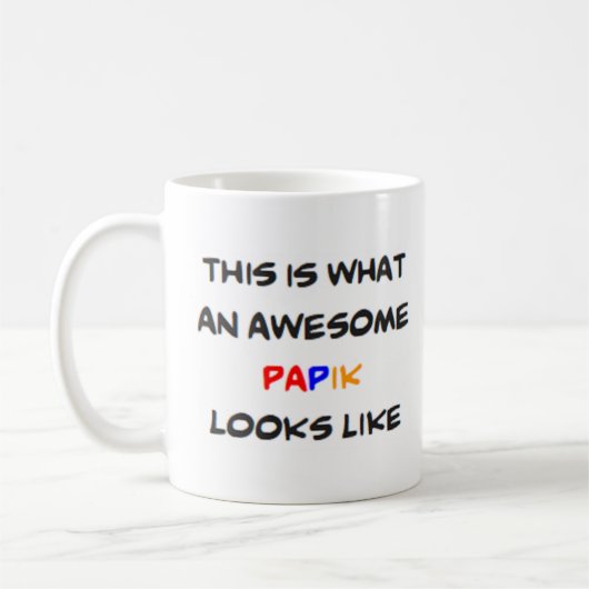 Z Papik, großartig Kaffeetasse (Links)