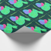Z Personalisierter Grüner Ostern Bunny Eggs Gift W Geschenkpapier (Ecke)