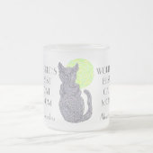 Z personifizieren die Katzen-Mama-Kaffeetasse Mattglastasse (Mittel)