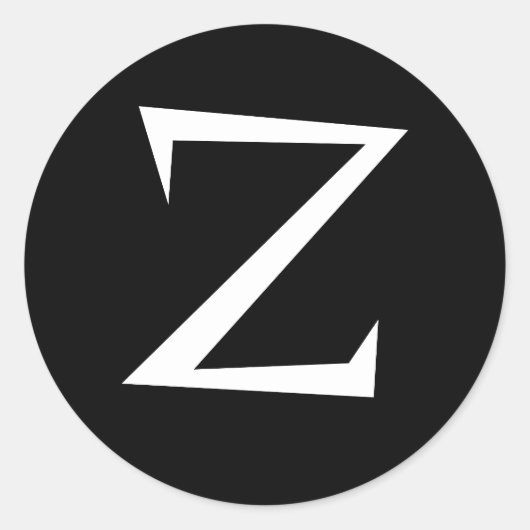 Z RUNDER AUFKLEBER (Vorderseite)