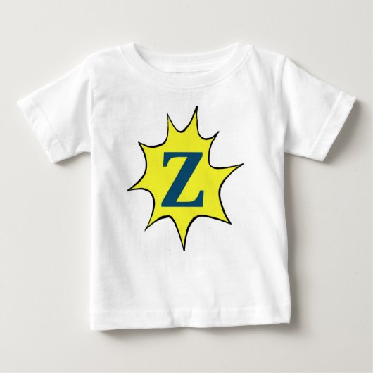 Z Sunburst Motif Baby T-shirt (Vorderseite)