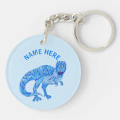 Z T-Rex Dinosaur Farbiges prähistorisches Tier Schlüsselanhänger (Rückseite)
