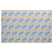 Z T-Rex Dinosaur Farbiges prähistorisches Tier Stoff (Fat Quarter (45,7 x 55,9 cm))