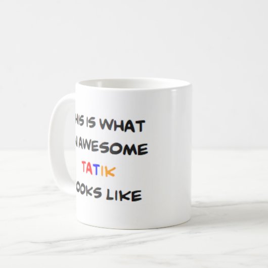 z tatik, phantastisch kaffeetasse (Vorderseite Links)