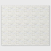 Z White Caribbean Reindeer Weihnachten Personalisi Geschenkpapier (Flach)