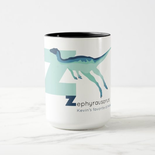 Z wie Zephyraurus-Tasse Tasse (Zentrum)