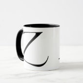 Z - Zapfino Tasse (Vorderseite Links)