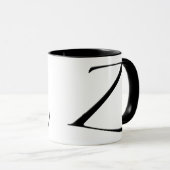 Z - Zapfino Tasse (VorderseiteRechts)