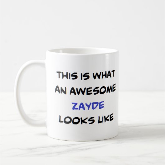 z zayde, phantastisch kaffeetasse (Links)