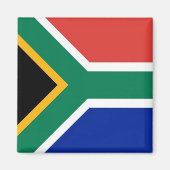 ZA001 SÜDAFRIKA, Flagge, Afrika, Kühlschrank Magnet (Vorne)