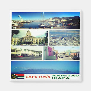 ZA007 CAPE TOWN, MOSAIC, Südafrika, Kühlschrank Magnet