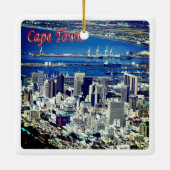 ZA008 CAPE TOWN, Aerial View, Südafrika, Keramikornament (Rückseite)