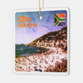 ZA009 CLIFTON, Panorama, Südafrika, Keramikornament (Links)