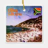 ZA009 CLIFTON, Panorama, Südafrika, Keramikornament (Vorderseite)