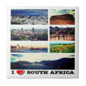 ZA014 SÜDAFRIKA I Liebe, Mosaik, Fliese (Vorderseite)