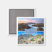 ZA033 CAPE TOWN, Südafrika, Kühlschrank Magnet (Vorderseite/Rückseite)