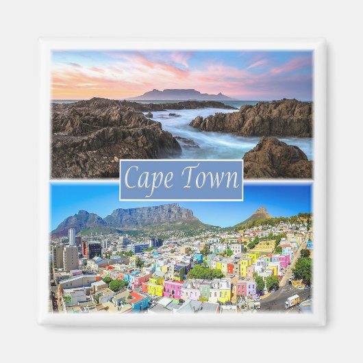 ZA033 CAPE TOWN, Südafrika, Kühlschrank Magnet (Vorne)