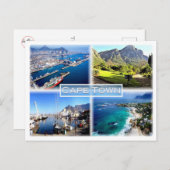 ZA Kapstadt - Hafen von Kapstadt - Clifton - Postkarte (Vorne/Hinten)