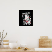 ZA Shelly: Zombie Hunter Print Poster (Küche)