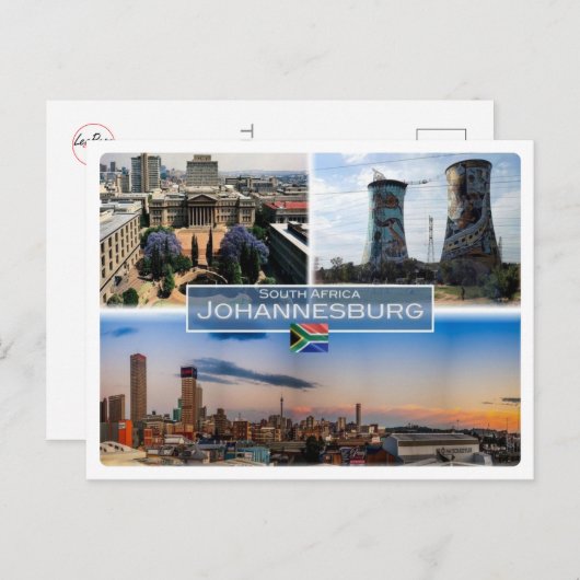 ZA Südafrika - Johannesburg Joburg - Postkarte (Vorne/Hinten)