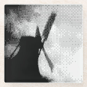 Zaanse Schans Windmühlen Glasuntersetzer