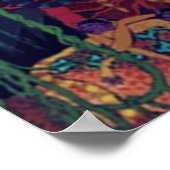 Zaba-Glas Poster (Ecke)