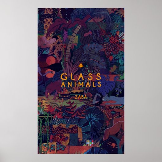 Zaba-Glas Poster (Vorne)