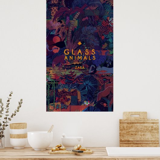 Zaba-Glas Poster (Küche)